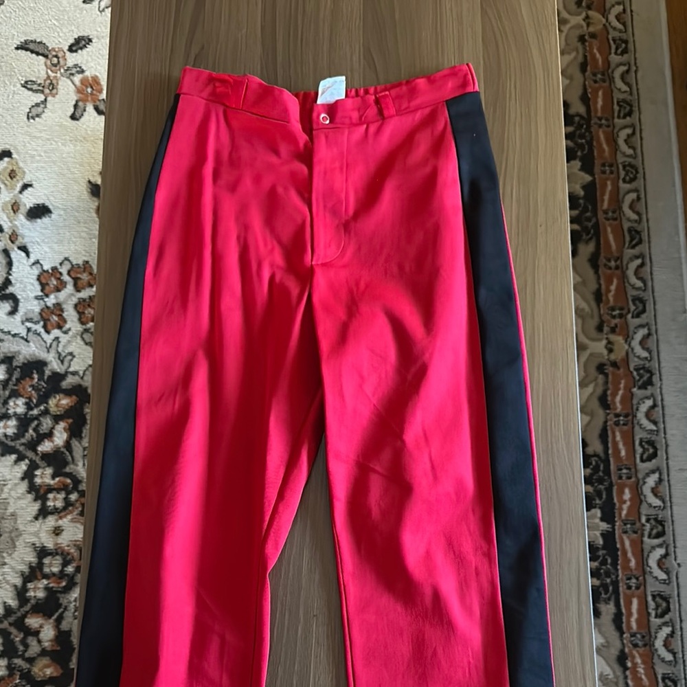 Stylish Red and Black Men's Pants